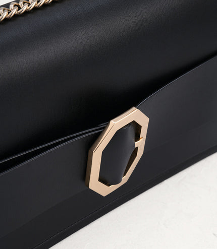 Chain Handle Shoulder Bag