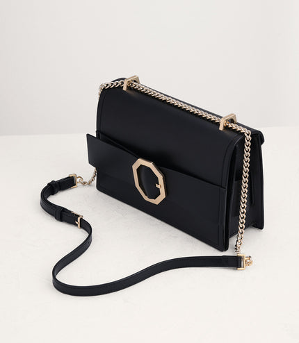 Chain Handle Shoulder Bag