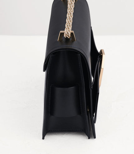 Chain Handle Shoulder Bag