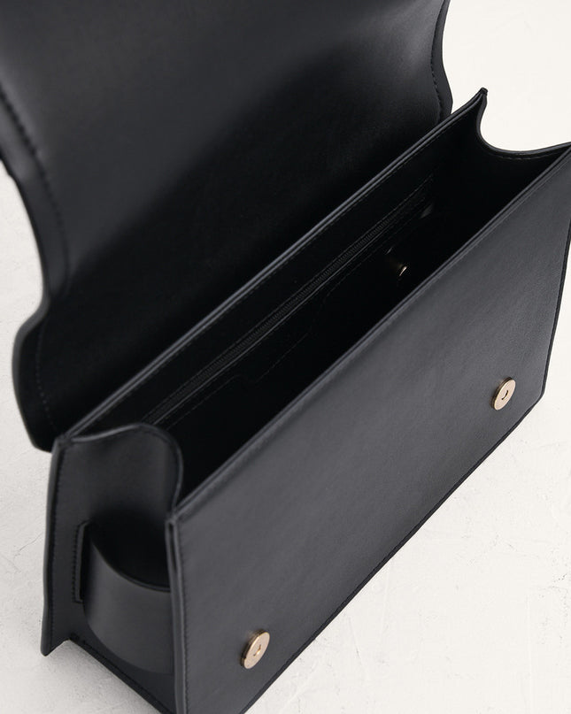 Chain Handle Shoulder Bag