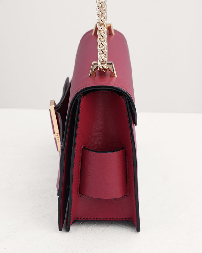 Chain Handle Shoulder Bag