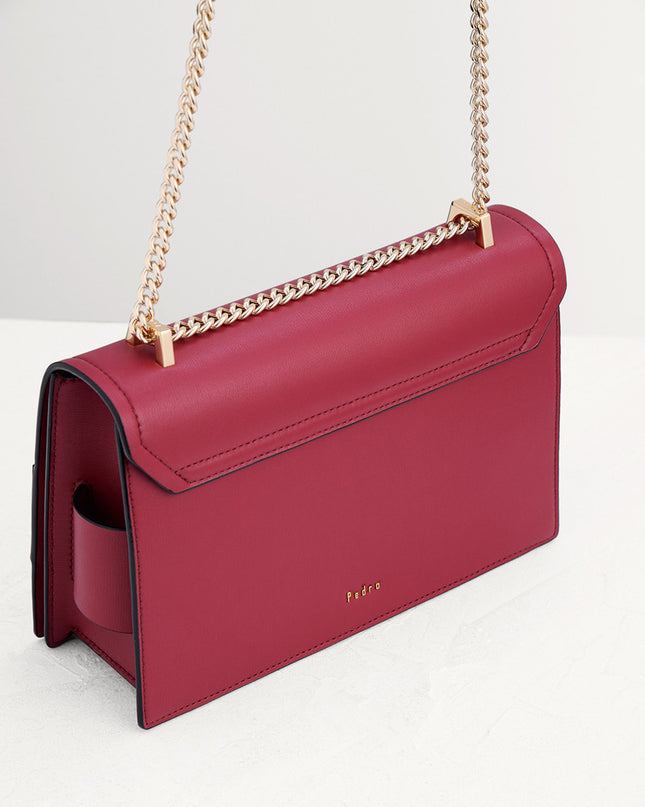 Chain Handle Shoulder Bag