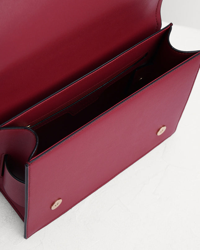 Chain Handle Shoulder Bag
