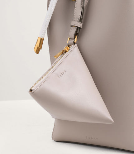 Rope Detail Paneled Hobo Bag