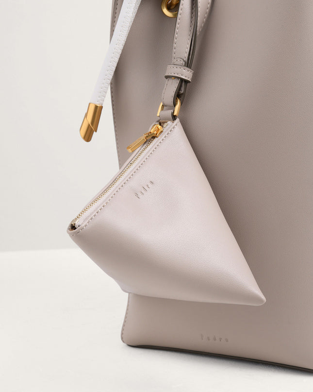 Rope Detail Paneled Hobo Bag