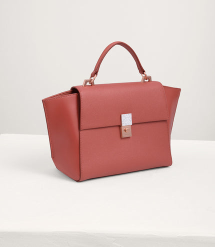 Leather Trapeze Bag