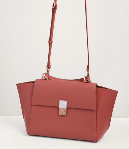 Leather Trapeze Bag