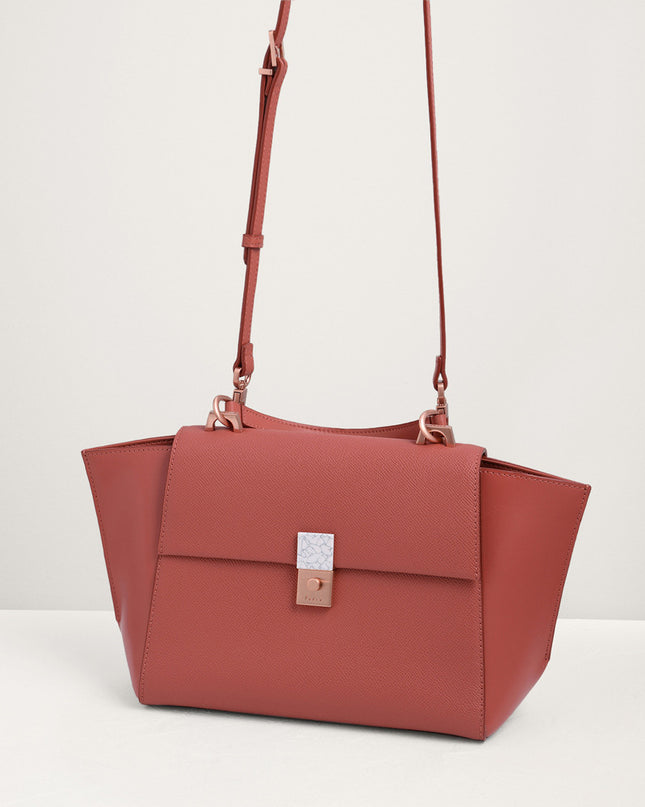 Leather Trapeze Bag