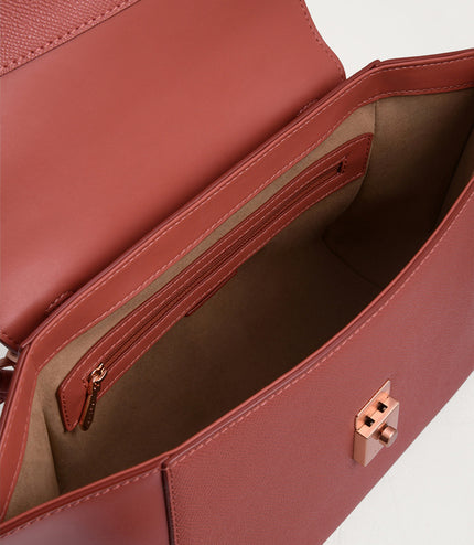 Leather Trapeze Bag