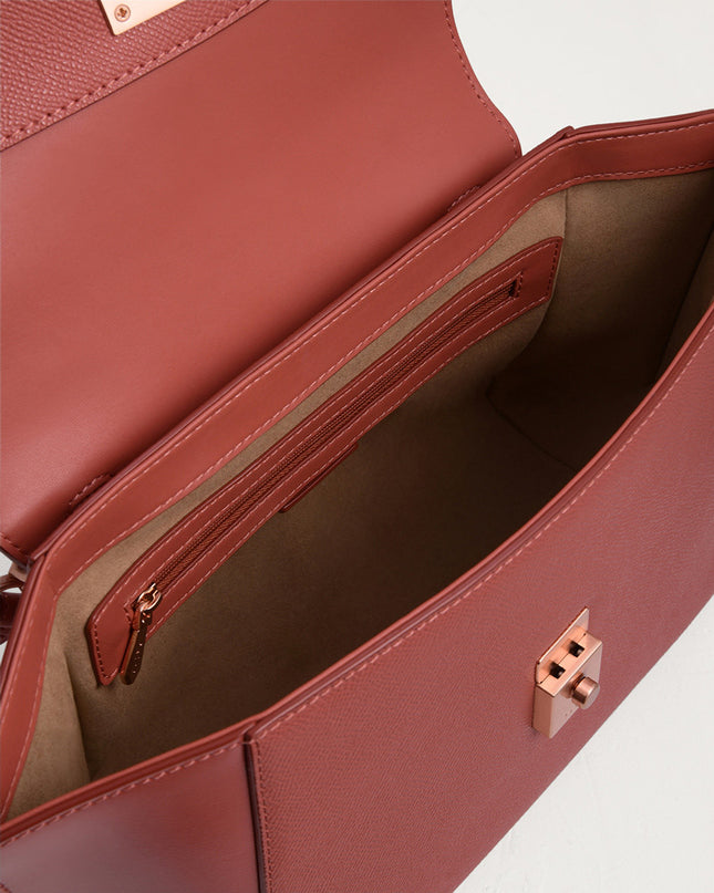 Leather Trapeze Bag
