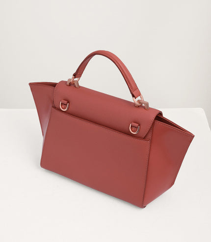 Leather Trapeze Bag
