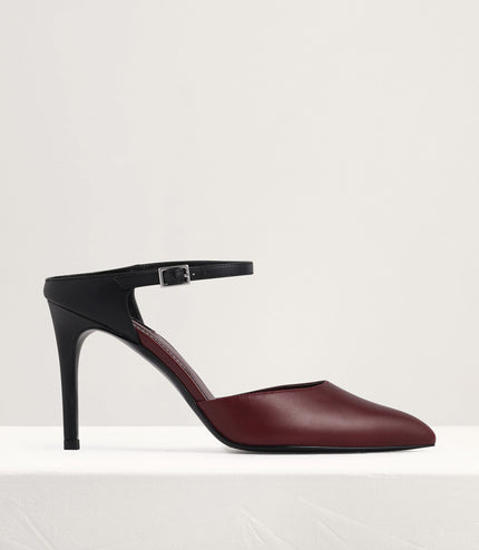 Two-Tone Leather Pumps