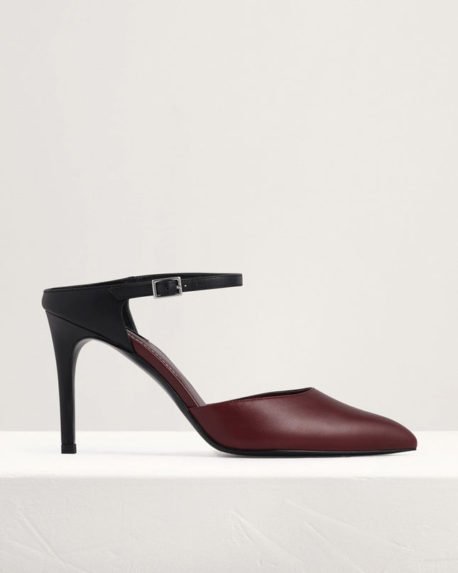 Two-Tone Leather Pumps