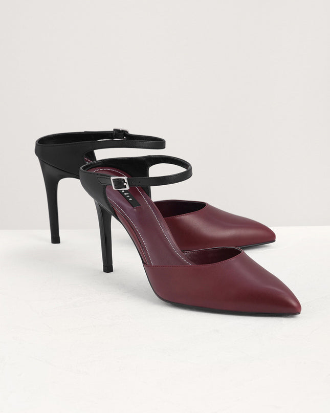 Two-Tone Leather Pumps