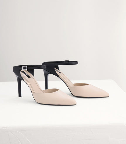 Two-Tone Leather Pumps