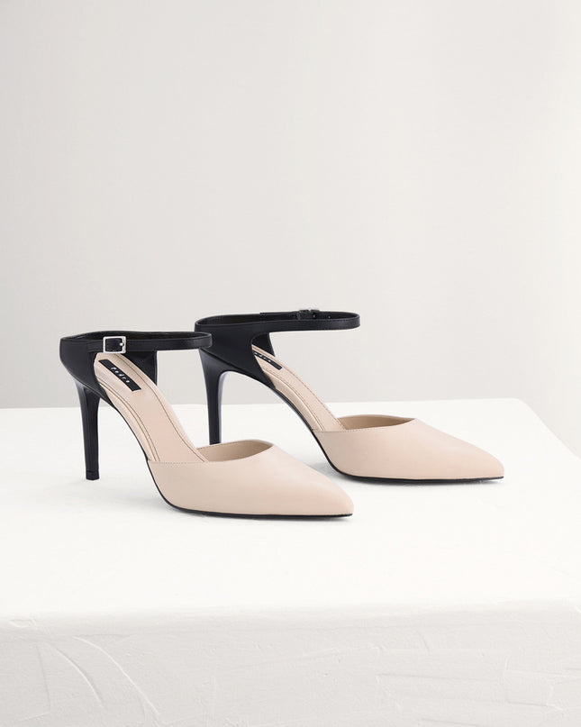 Two-Tone Leather Pumps