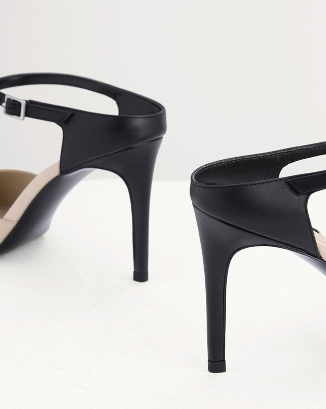 Two-Tone Leather Pumps