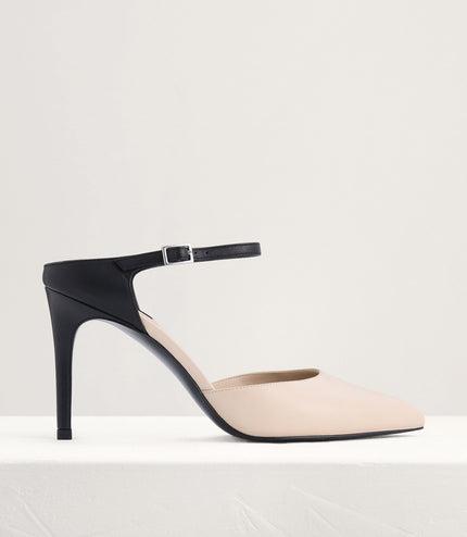 Two-Tone Leather Pumps