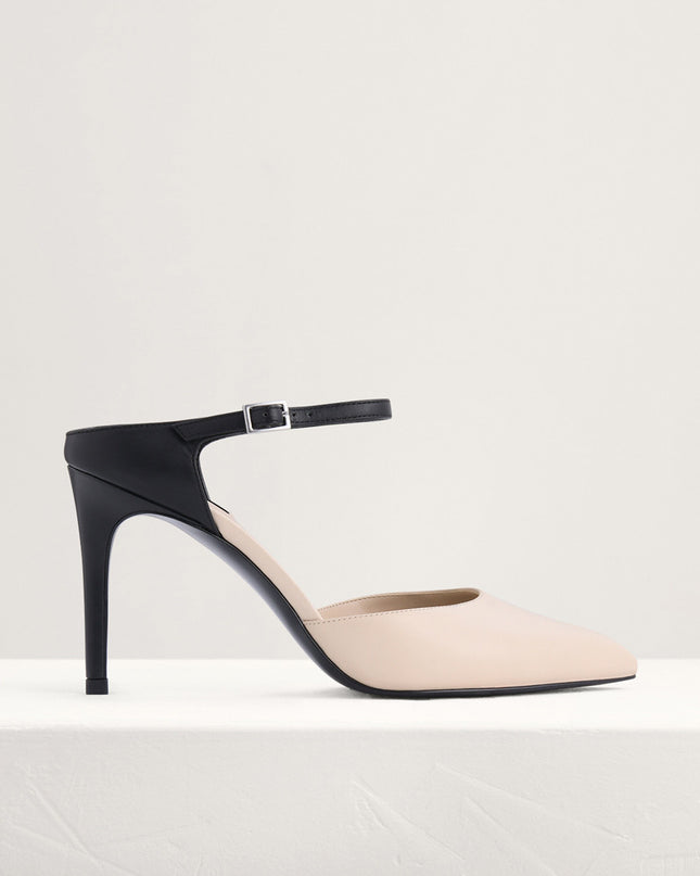 Two-Tone Leather Pumps