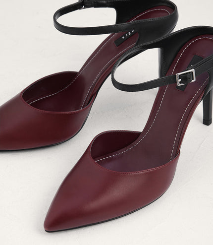 Two-Tone Leather Pumps