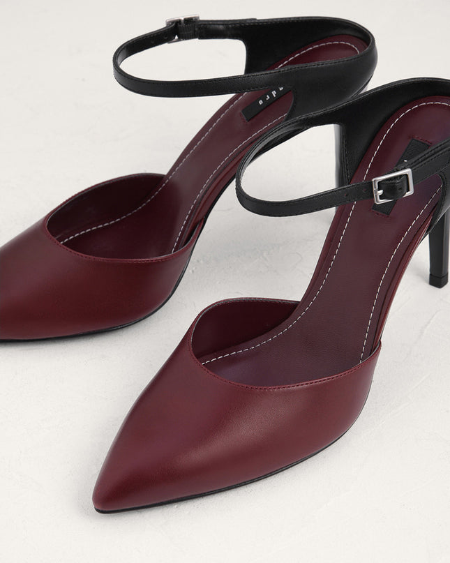 Two-Tone Leather Pumps