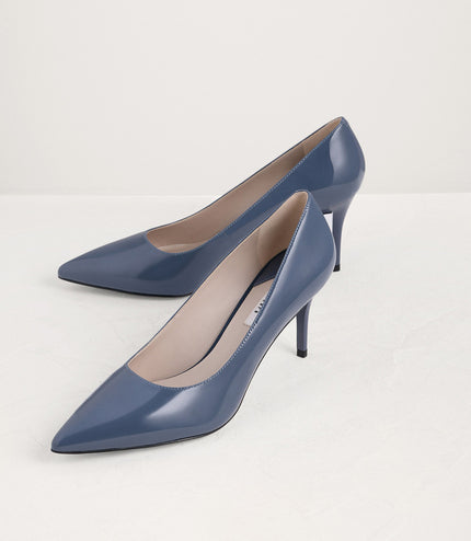 Pointed Toe Leather Pumps