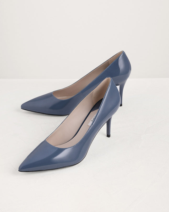 Pointed Toe Leather Pumps