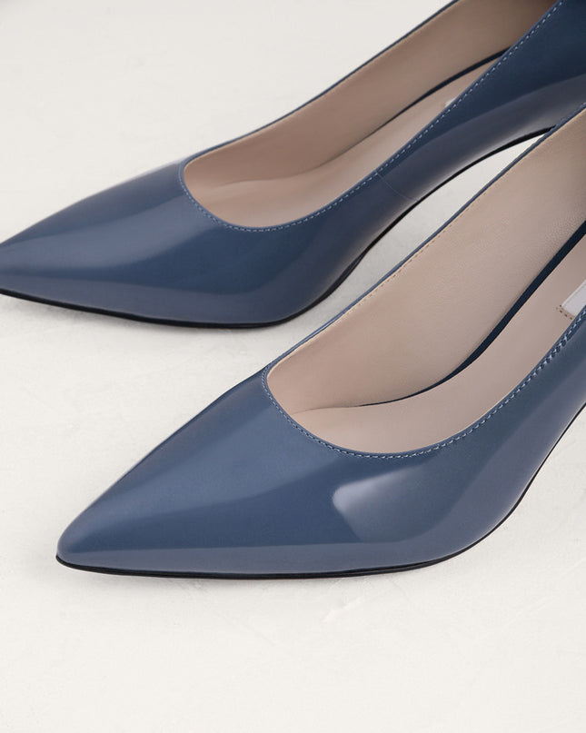 Pointed Toe Leather Pumps