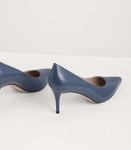 Pointed Toe Leather Pumps