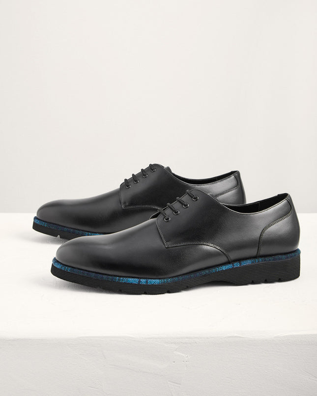 Welt Detail Leather Derby Shoe