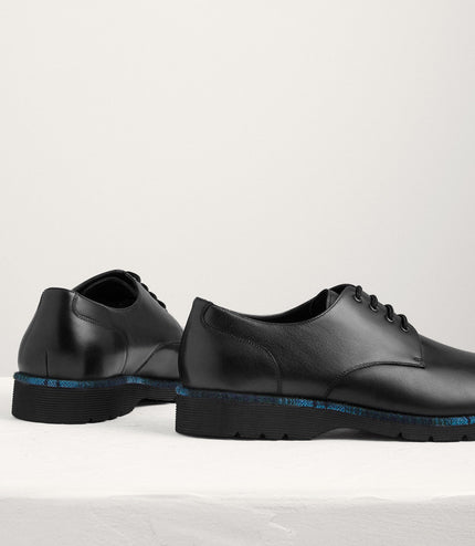 Welt Detail Leather Derby Shoe