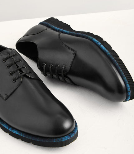 Welt Detail Leather Derby Shoe