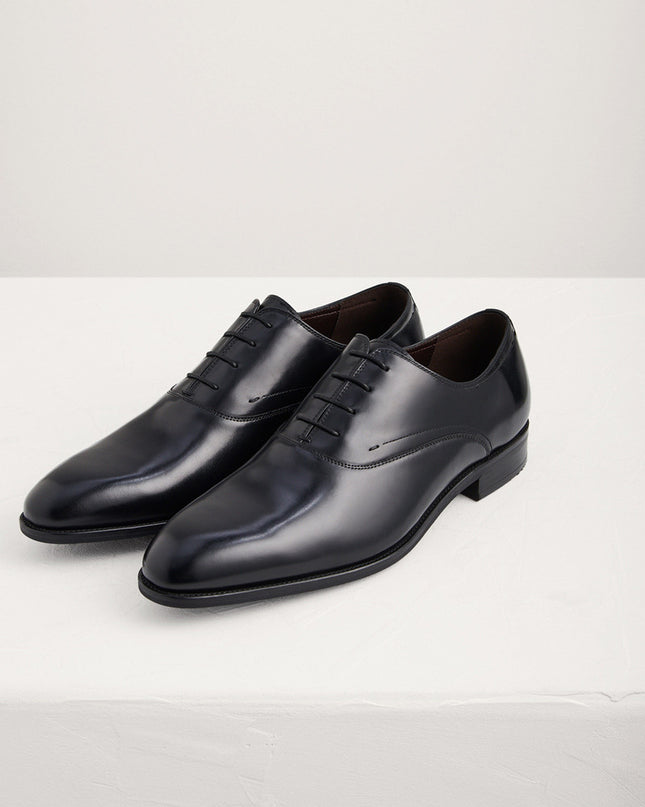 Burnished Leather Oxfords