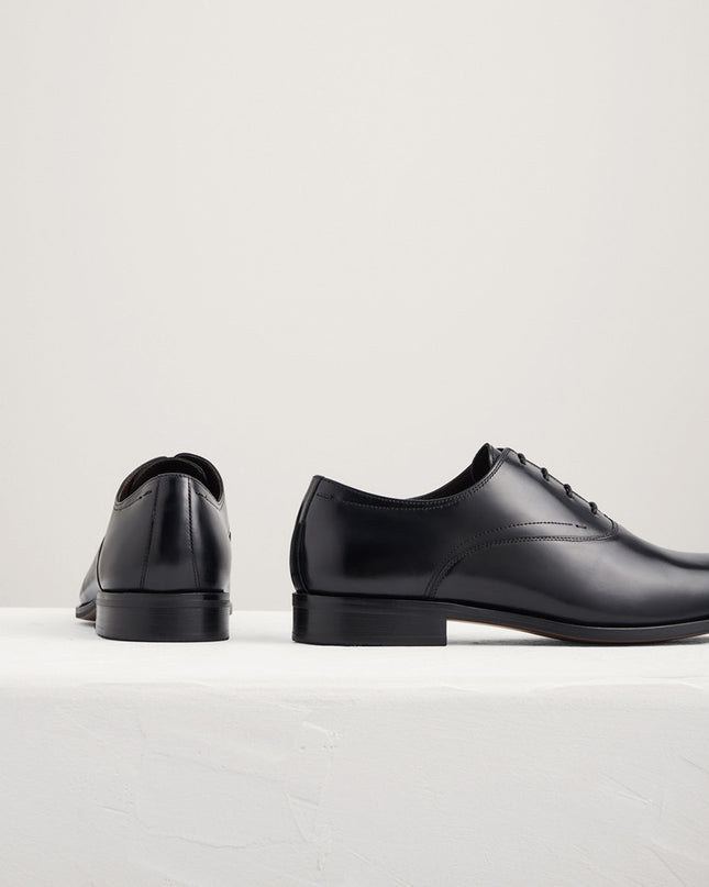 Burnished Leather Oxfords