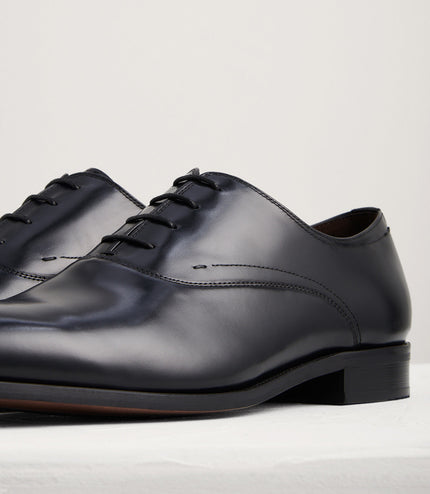 Burnished Leather Oxfords