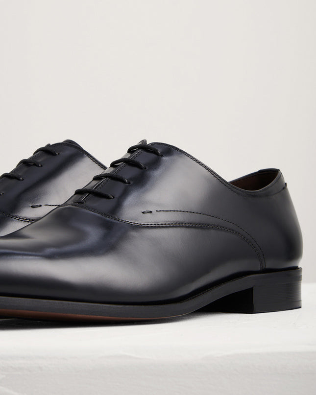 Burnished Leather Oxfords
