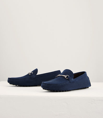 Suede Bit Moccasins