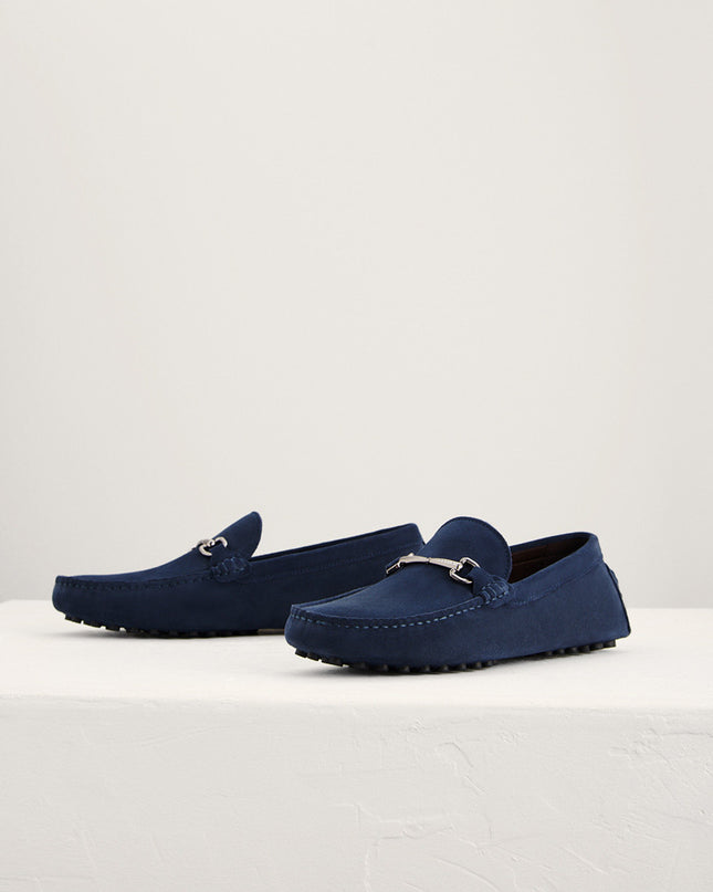 Suede Bit Moccasins