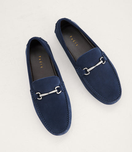 Suede Bit Moccasins