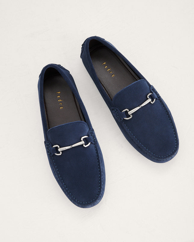 Suede Bit Moccasins