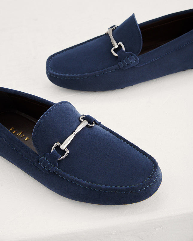 Suede Bit Moccasins