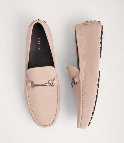 Suede Bit Moccasins