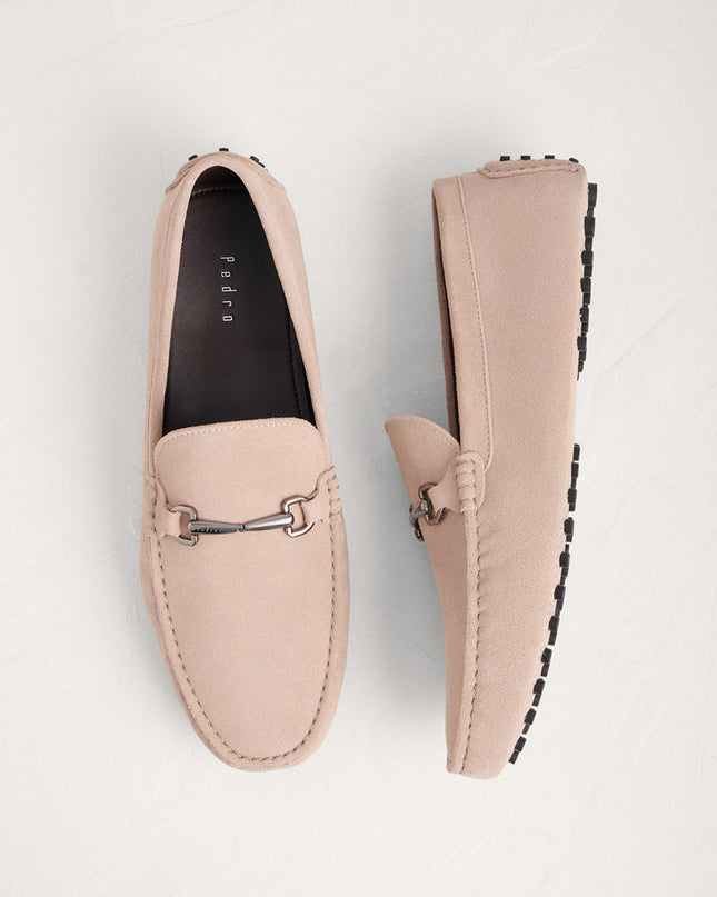 Suede Bit Moccasins