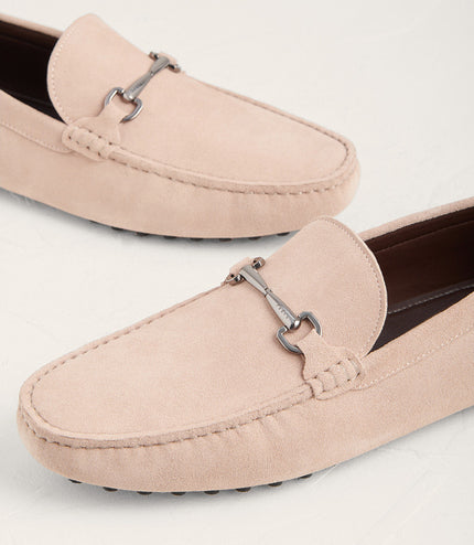 Suede Bit Moccasins