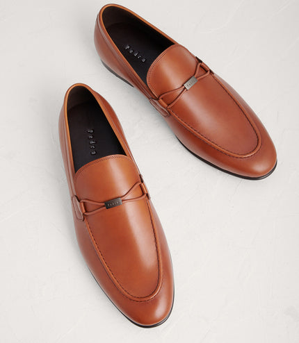 Burnished Leather Loafers