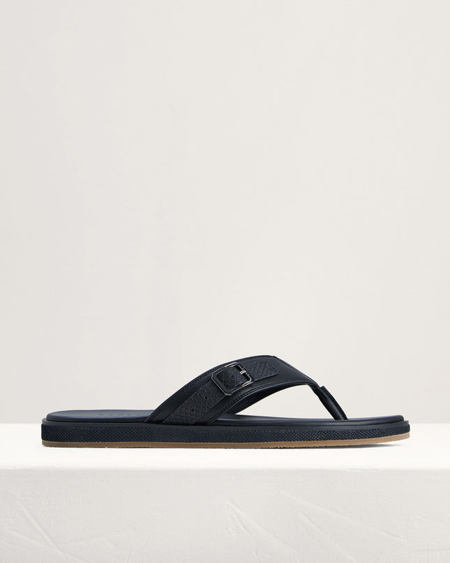 Buckle Detail Thong Sandals