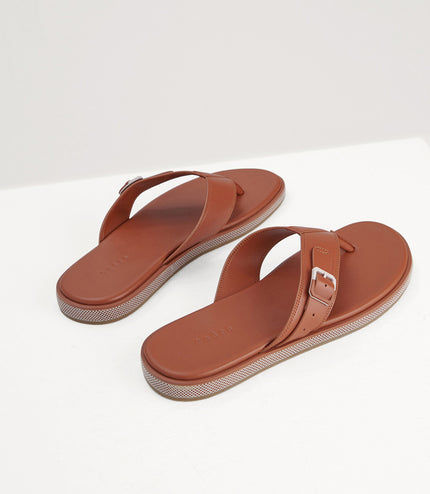 Buckle Detail Thong Sandals