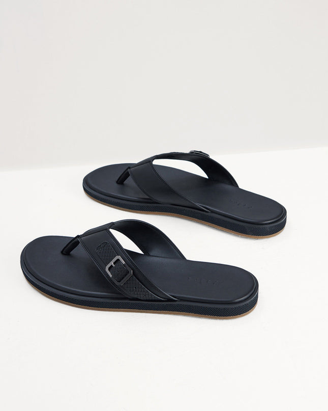 Buckle Detail Thong Sandals