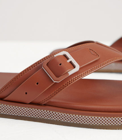 Buckle Detail Thong Sandals
