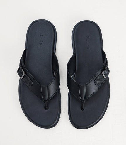 Buckle Detail Thong Sandals